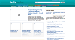 Desktop Screenshot of healthdailyheadlines.com